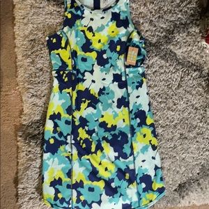 Title nine button pieced dress